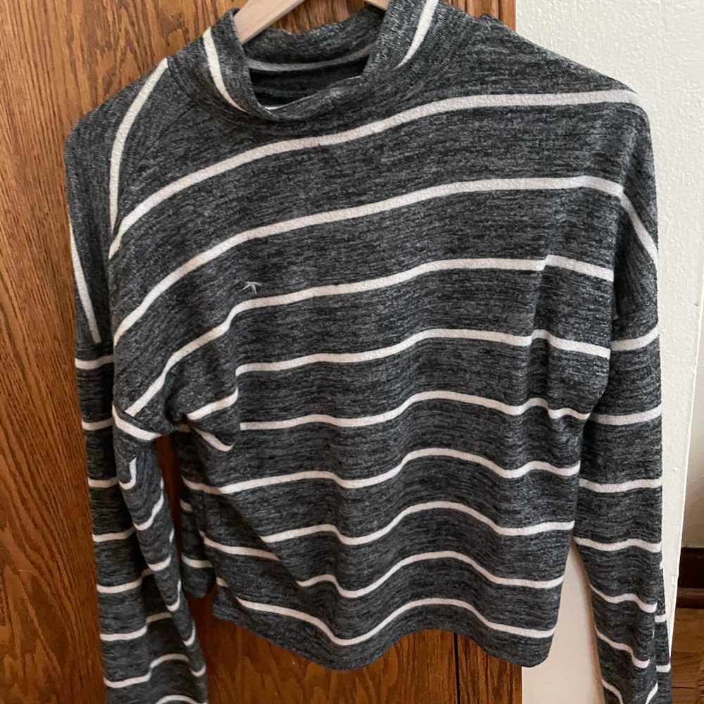 Striped Turtleneck